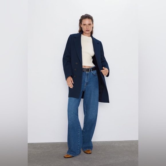 🔥🔥Zara DOUBLE BREASTED COAT
Navy blue - Picture 3 of 3